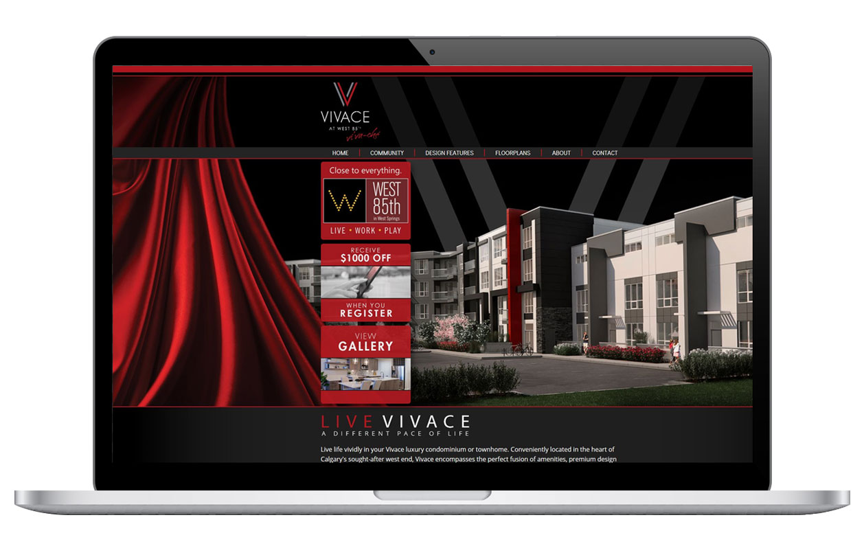 Vivace by Streetside - Website